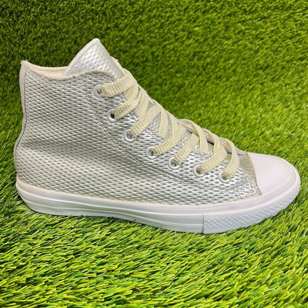 Converse Chuck Taylor All Star 2 Womens Size 8 Silver Walking Shoes Sneakers